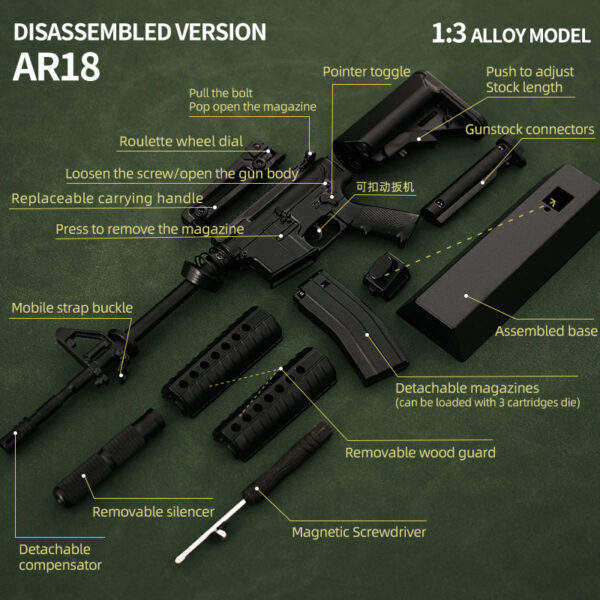 Miniature AR-18 Black